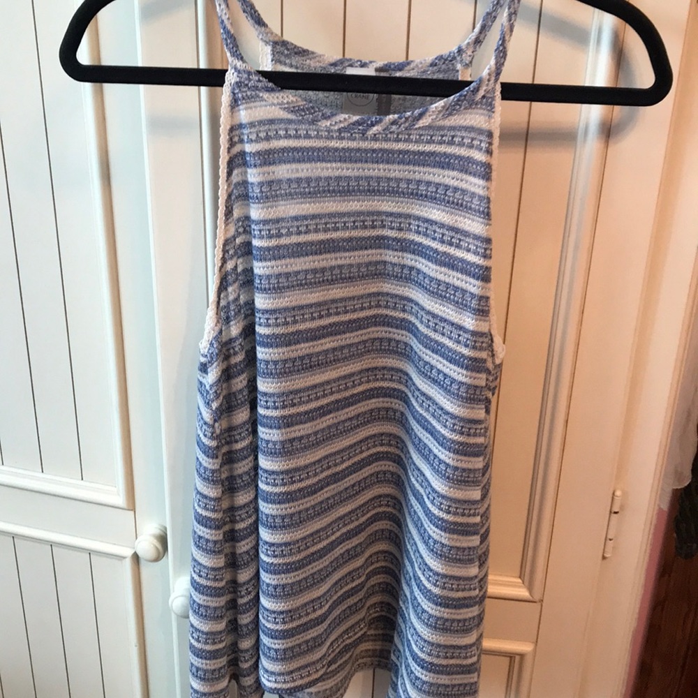 TJ Maxx blue sweater shirt